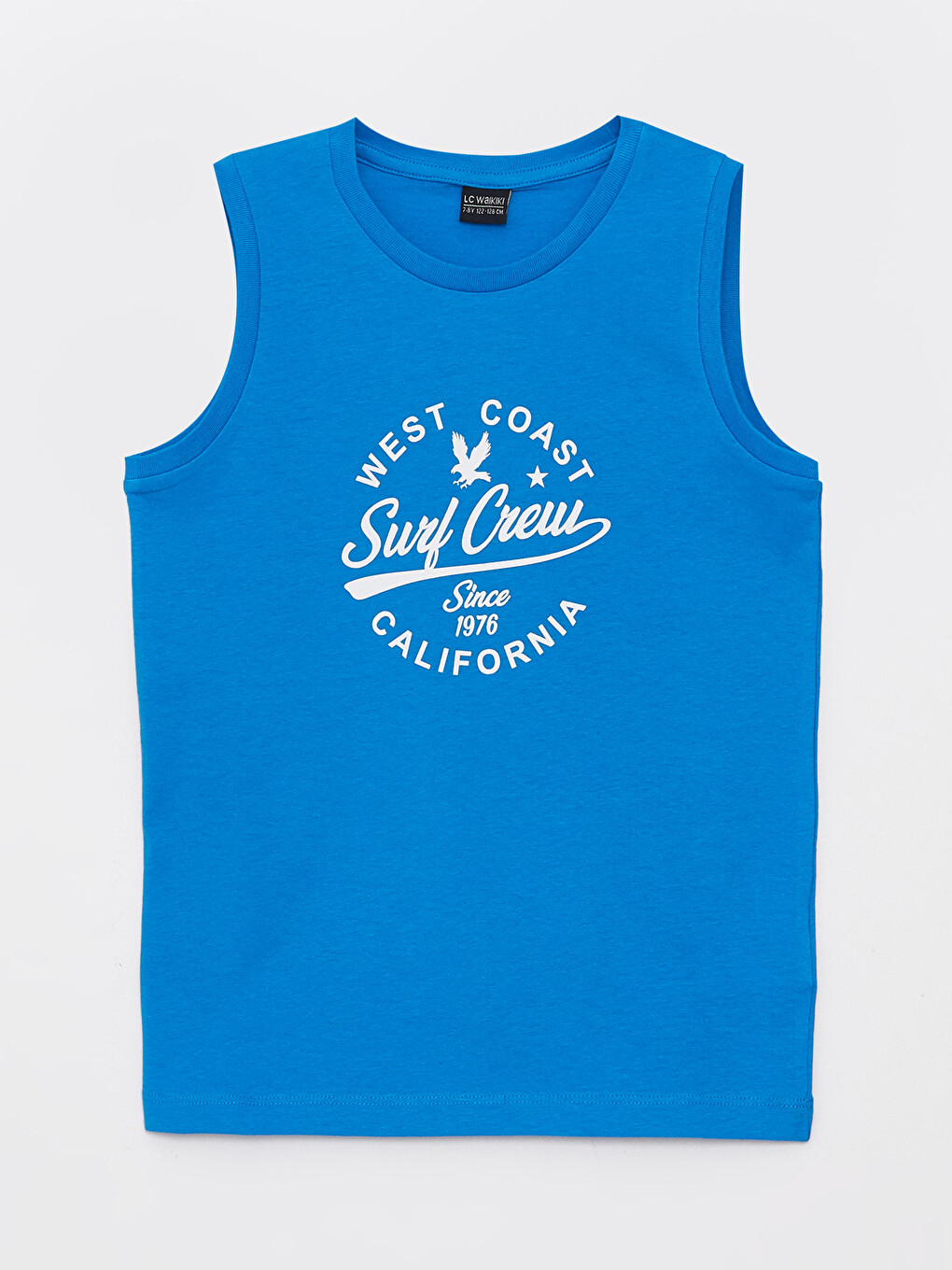 Crew Neck Printed Boys' Vest