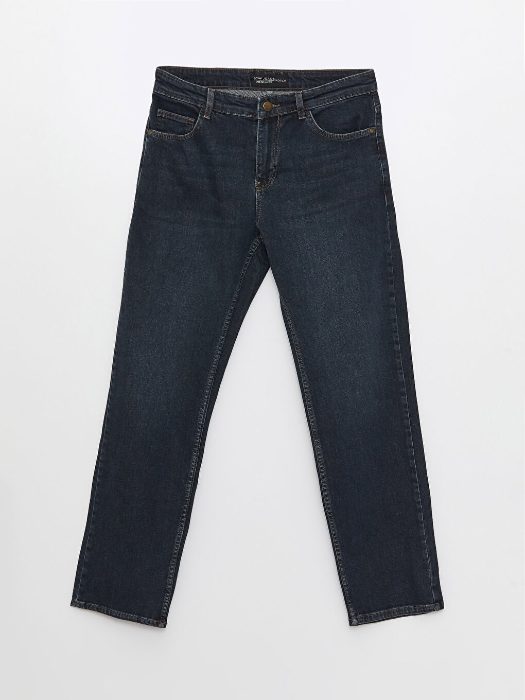 İndigo 790 Rahat Kalıp Erkek Jean Pantolon-5