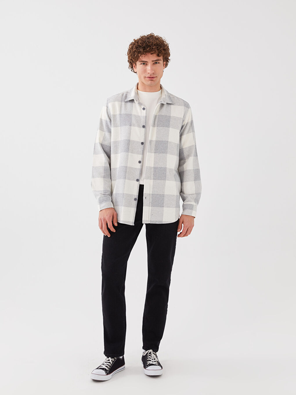 Siyah 880 Chino Fit Erkek Jean Pantolon-1