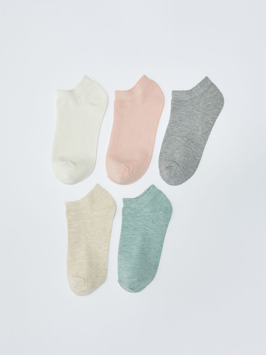 Chaussettes d'entraînement Unies pour Femmes Lot de 5 pièces-1