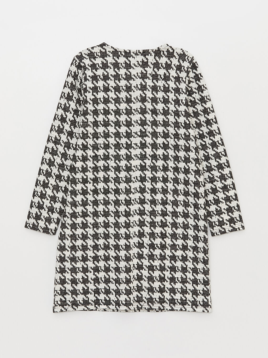Crew Neck Patterned Long Sleeve Women's Tunic -S32455Z8-MHS