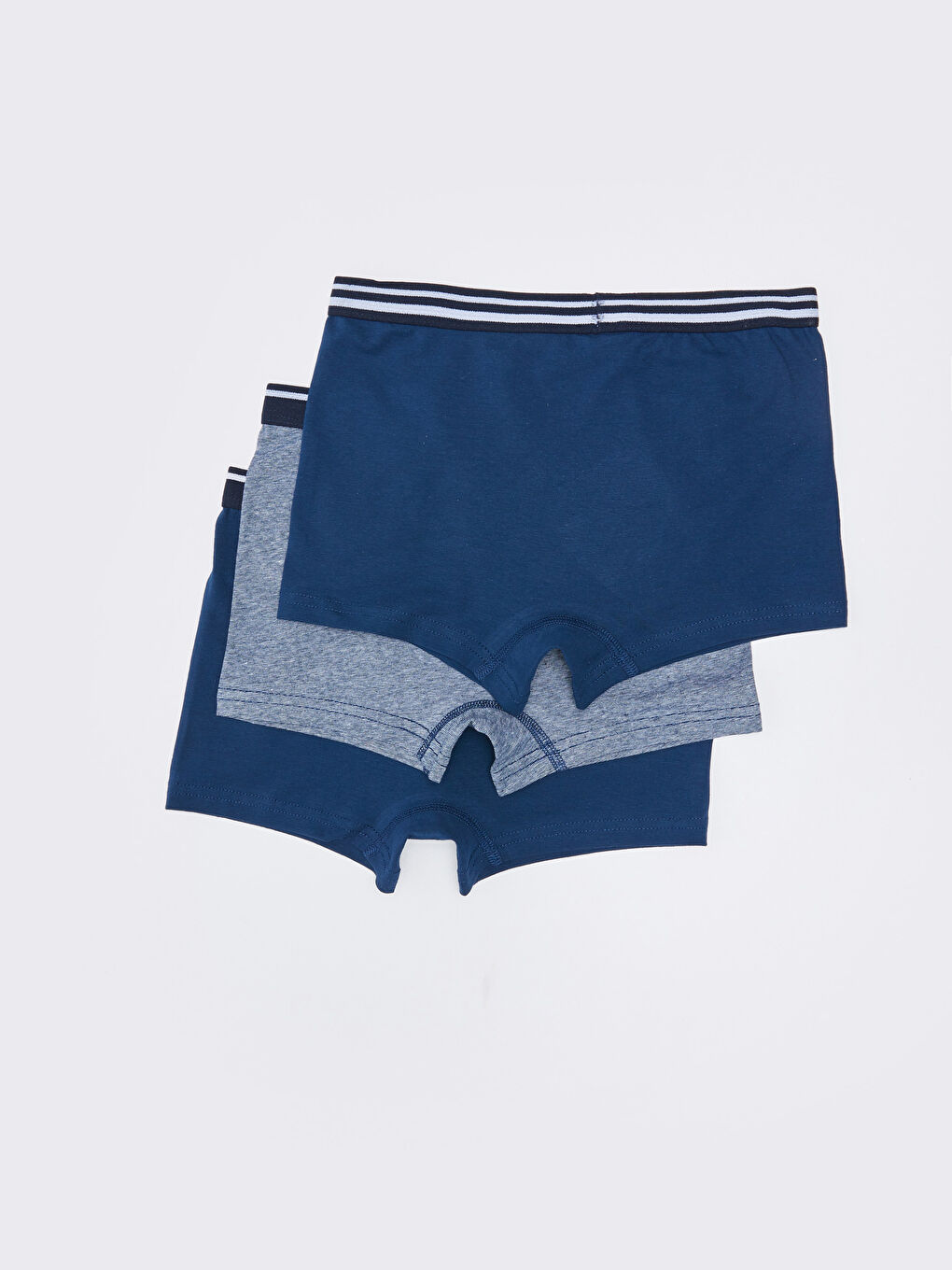 Lot de 3 Caleçons Boxers en Coton Basique pour Garçons-1