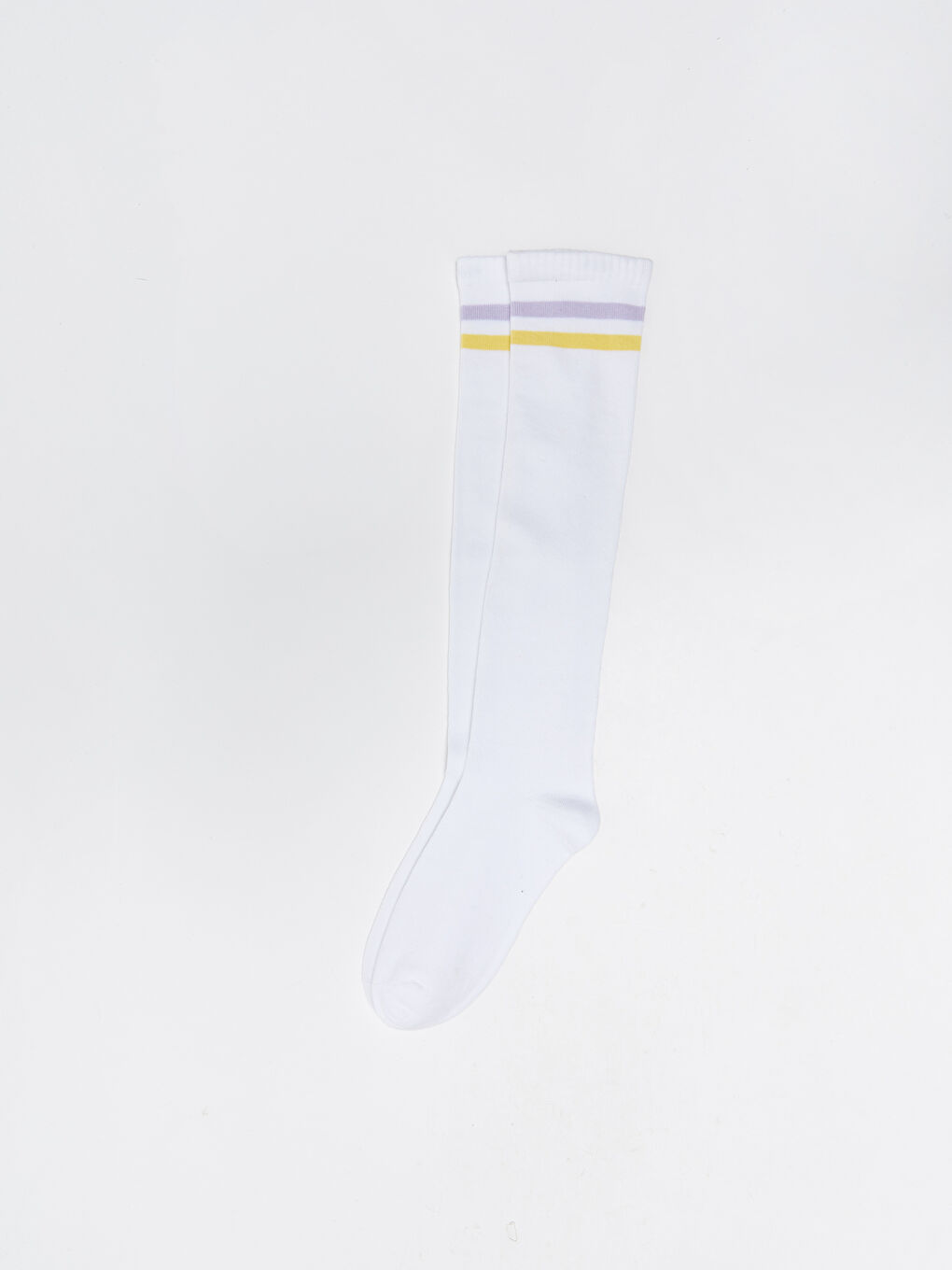 Women's Striped Knee High Socks-4