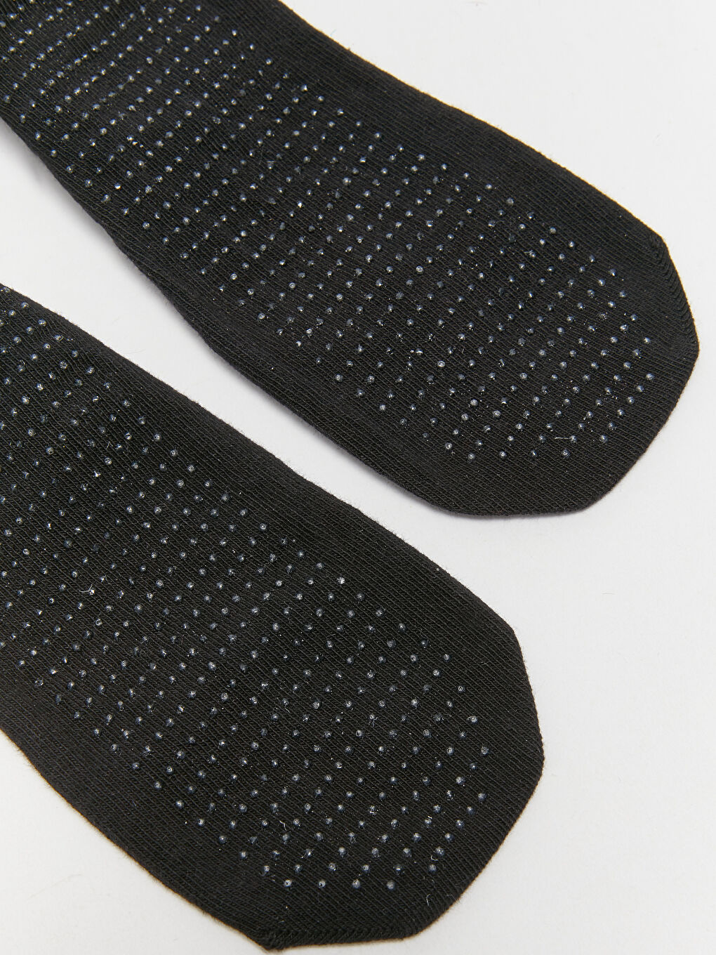 Siyah Kadın Kaydırmaz Tabanlı Düz Yoga ve Pilates Çorabı-6