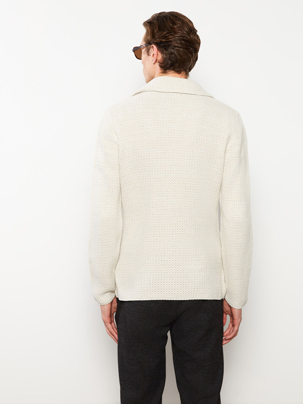 Slim Fit Shawl Collar Men's Knitwear Cardigan -S32531Z8-HZZ