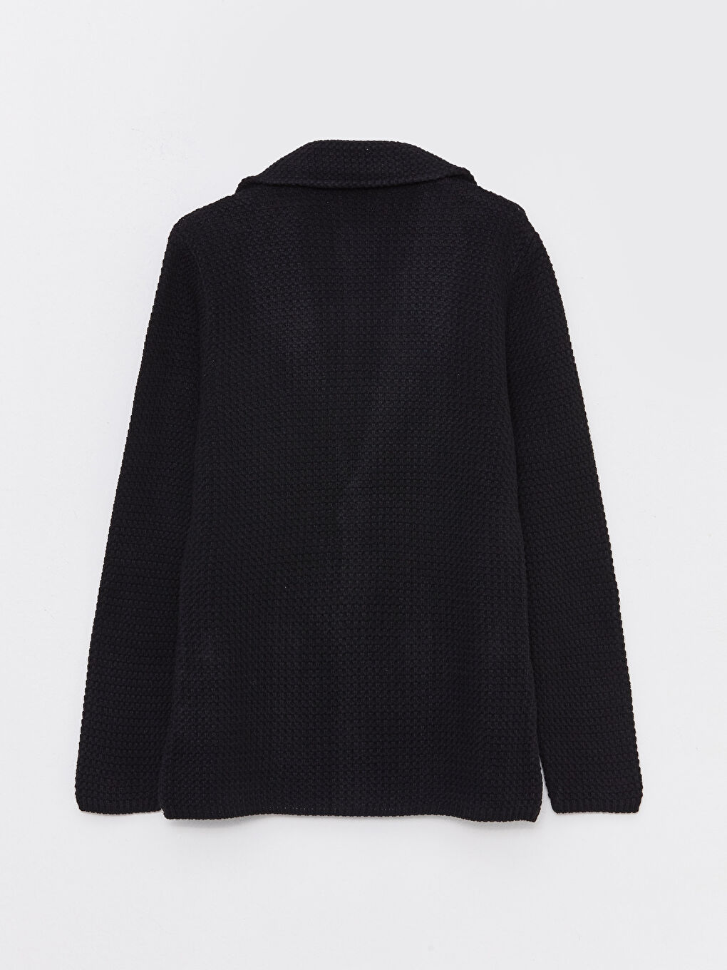 Lacivert Slim Fit Şal Yaka Erkek Triko Hırka-6