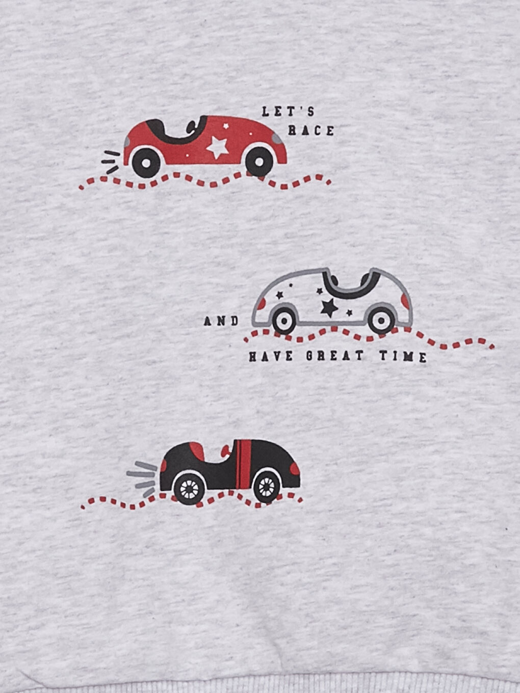 Ensemble 2 Pièces Bébé Garçons Imprimé Col Rond Manches Longues Sweat-Shirt et Pantalon de Survêtement-3