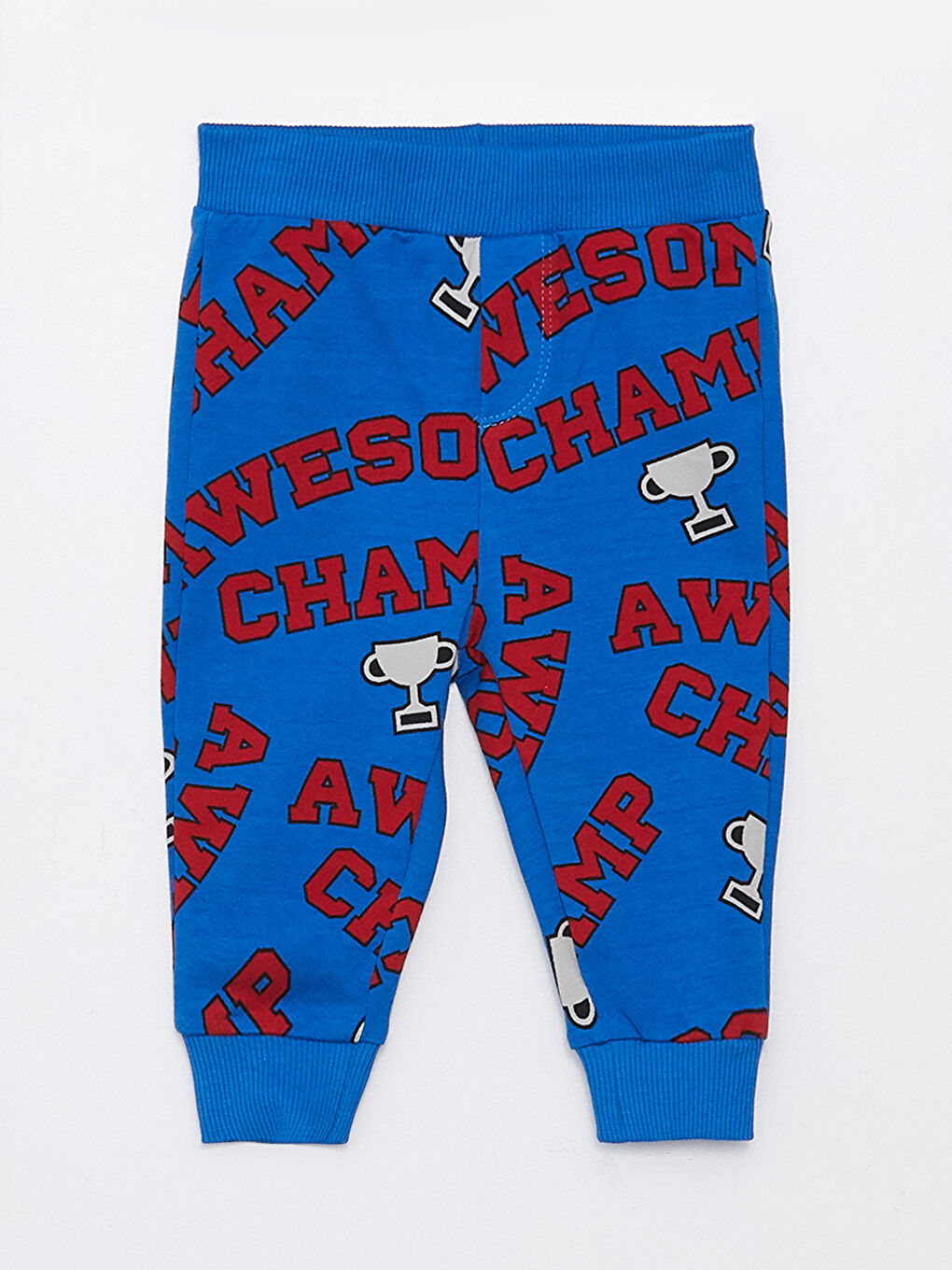 Crew Neck Printed Baby Boys' Sweatshirt and Sweatpants-2