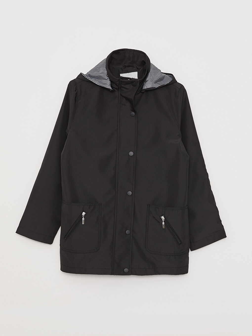 Hooded Regular Long Sleeve Women's Coat -S32568Z8-CVL