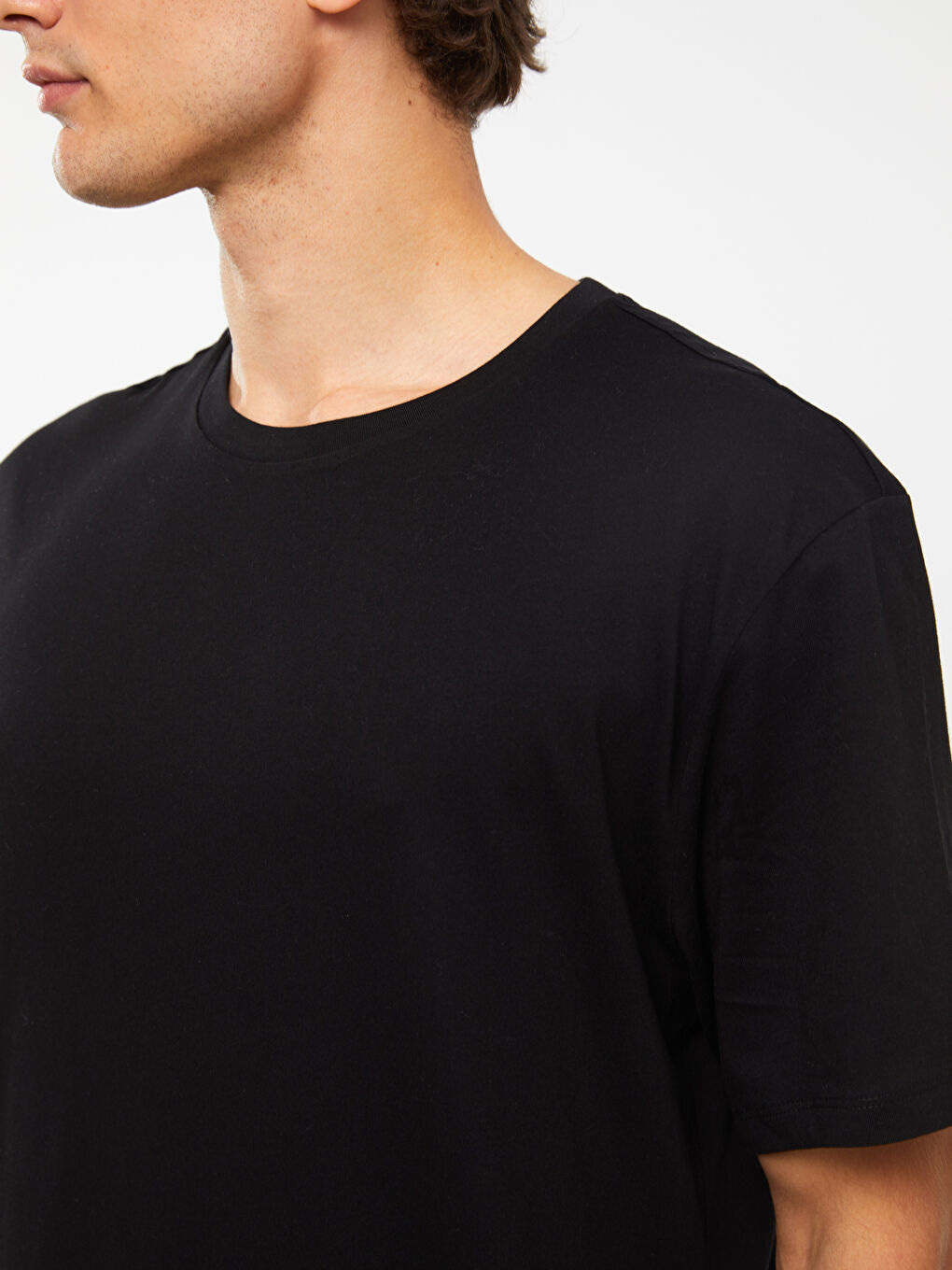 Crew Neck Jersey Men's T-Shirt-3