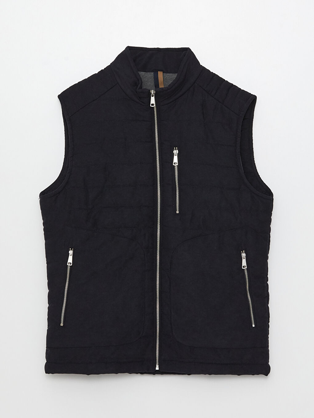 LCW Vision Slim Fit Standing Collar Suede Men's Vest -S32594Z8-RFG