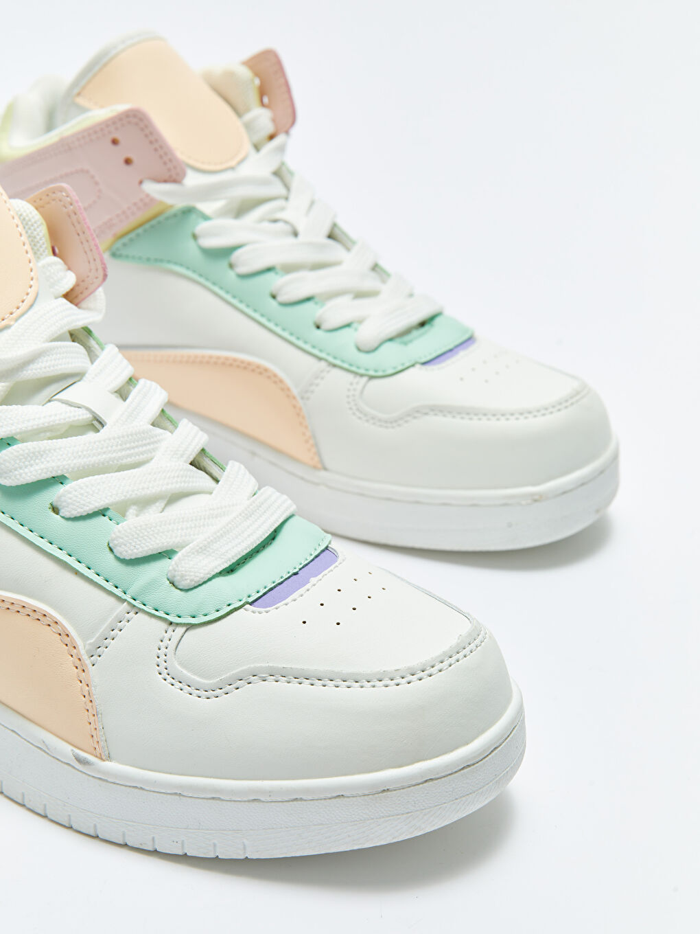 Lace-up Ankle-High Women's Sneakers -S32614Z8-F9C