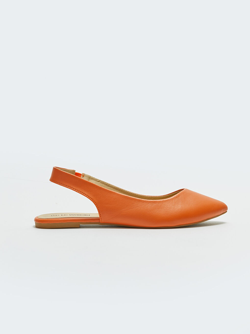 Leather Look Pointed Toe Flats -S32615Z8-SDN