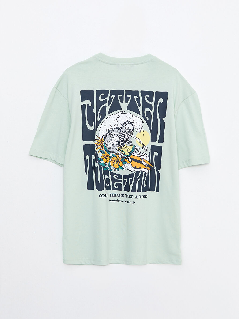 Футболка мужская из джерси с круглым вырезом-6