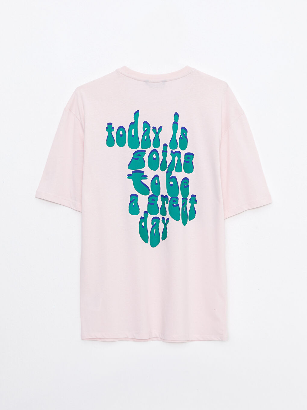 تيشيرت رجالي بياقة دائرية قماش جيرسي-7