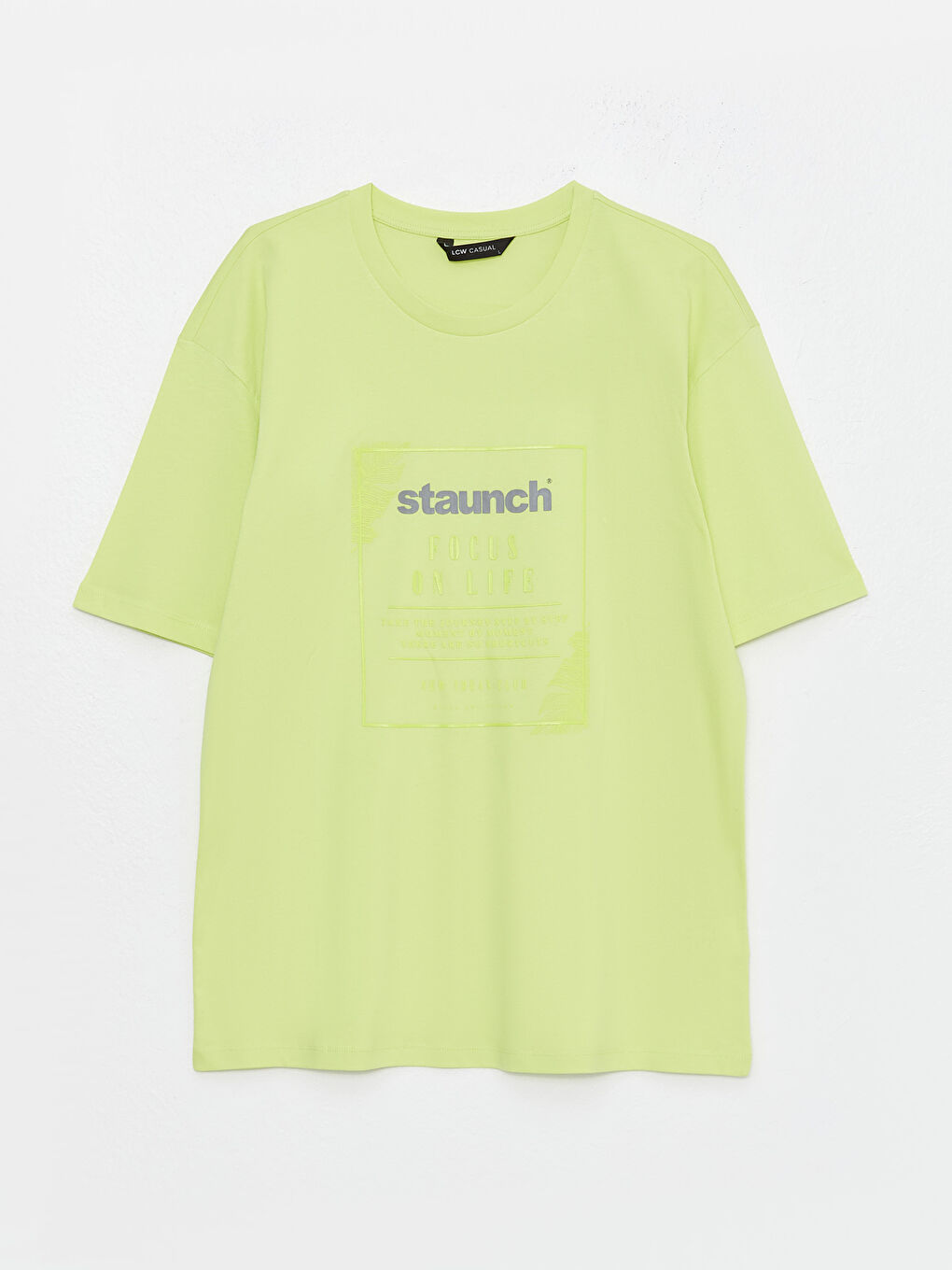 Crew Neck Short Sleeve Printed Combed Cotton Men's T-shirt-5