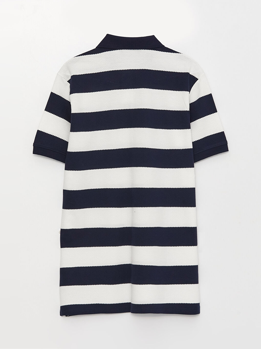 Polo Neck Short Sleeve Color Block Men's T-Shirt-6