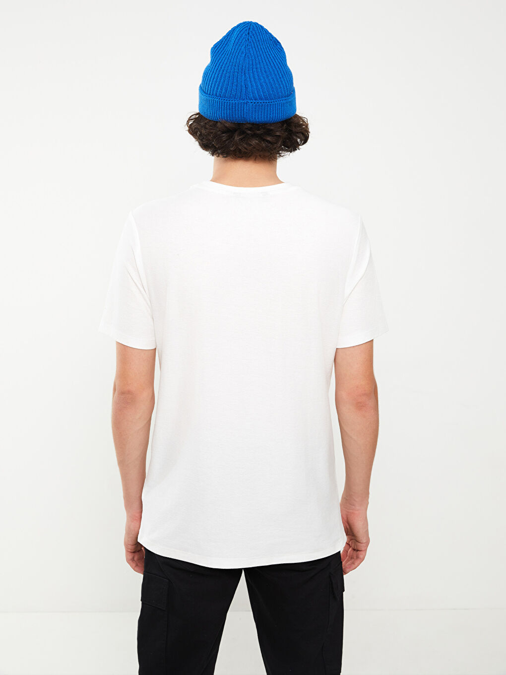 Crew Neck Short Sleeve Printed Men's T-Shirt-4