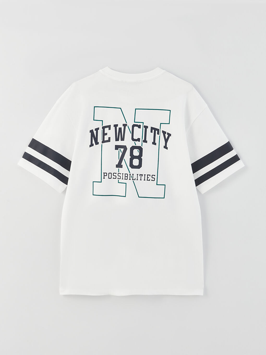 Crew Neck Long Sleeve Printed Men's T-Shirt-6