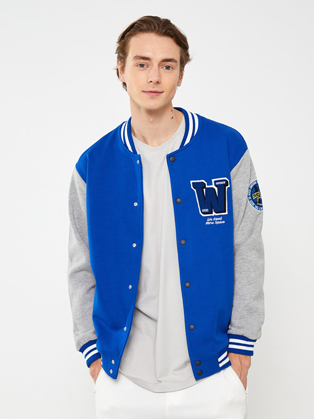 LC Waikiki PLAVA Bomber jakna Muškarac -S32689Z8-HSJ