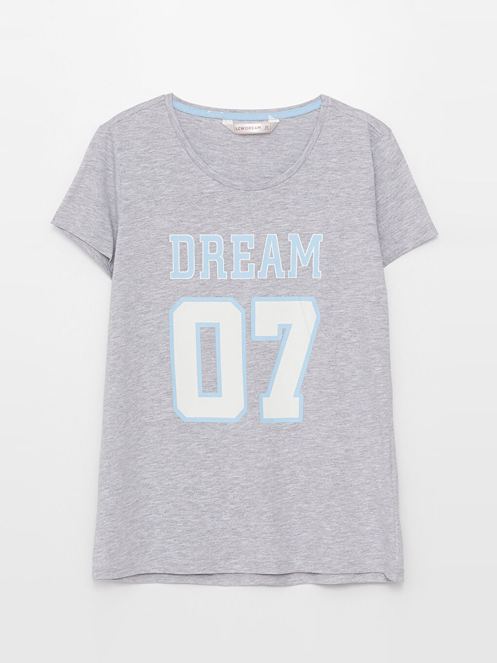 Crew Neck Printed Short Sleeve Women's Pyjama Set -S32714Z8-LQK