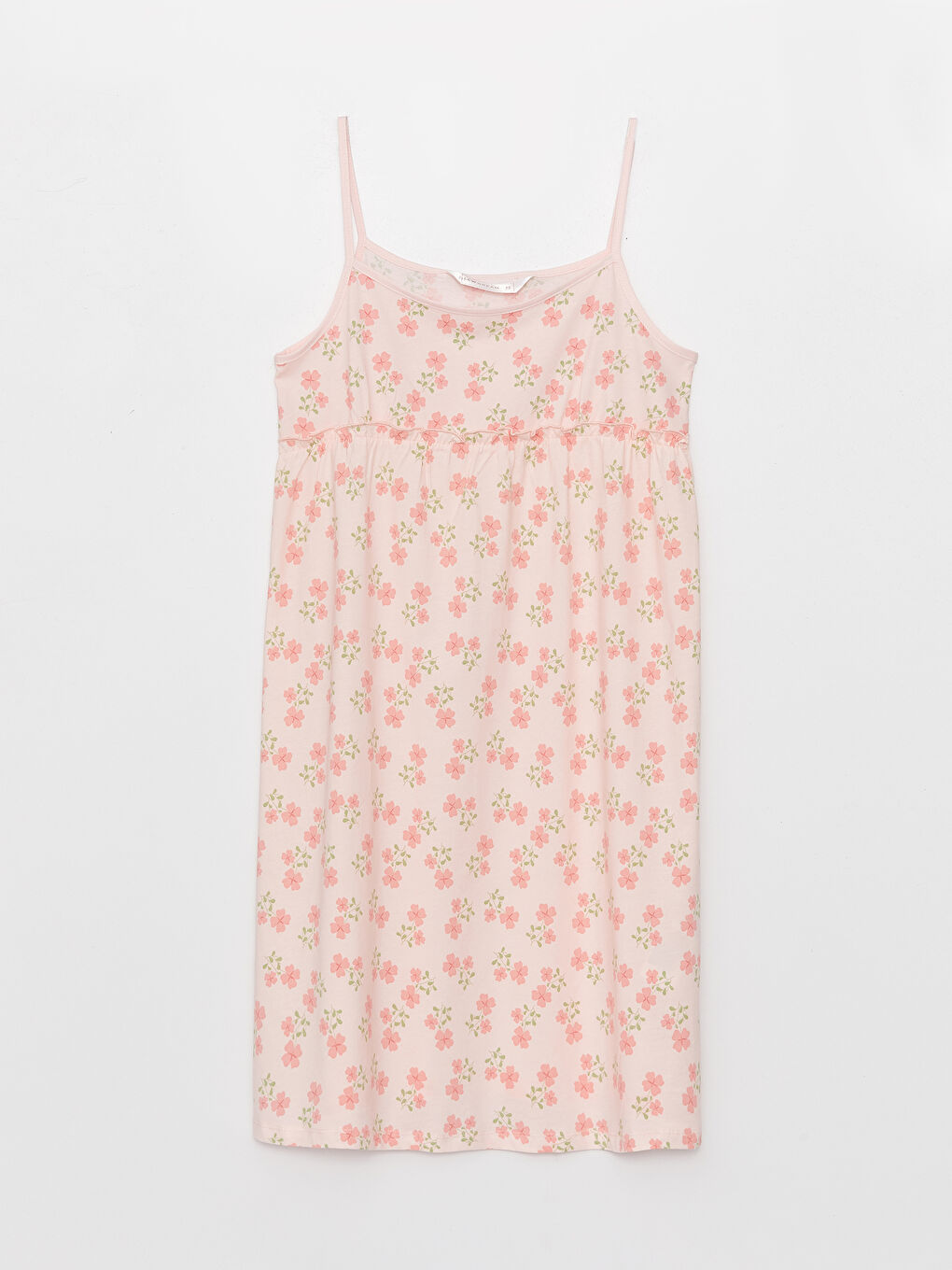 U Neck Patterned Strappy Women's Nightdress -S32717Z8-LSZ
