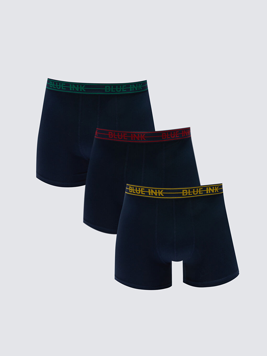 بۆکسەر فیتی ئاسایی کۆتنی ڕاکێش بۆ پیاوان ٣ دانە لەیەک پاکێجدا