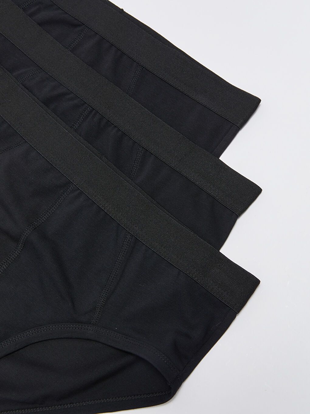 Стандартный размер хлопковые эластичные мужские трусы-брифы комплект из 3-х штук-1