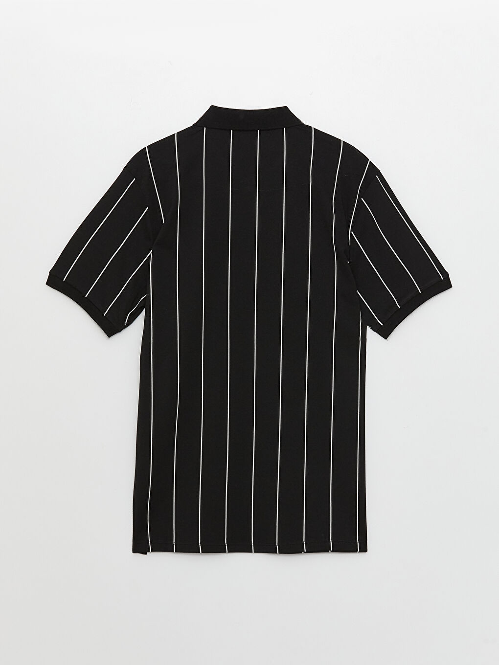 تي شيرت رجالي بياقة بولو كم قصير مخطط جيرسي-6