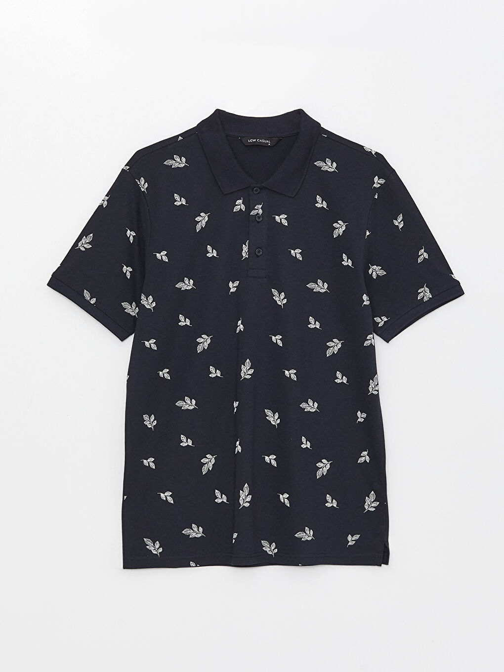 Tricou pentru Bărbați cu Guler Polo, Mânecă Scurtă, Cu Model, din Jerseu-5