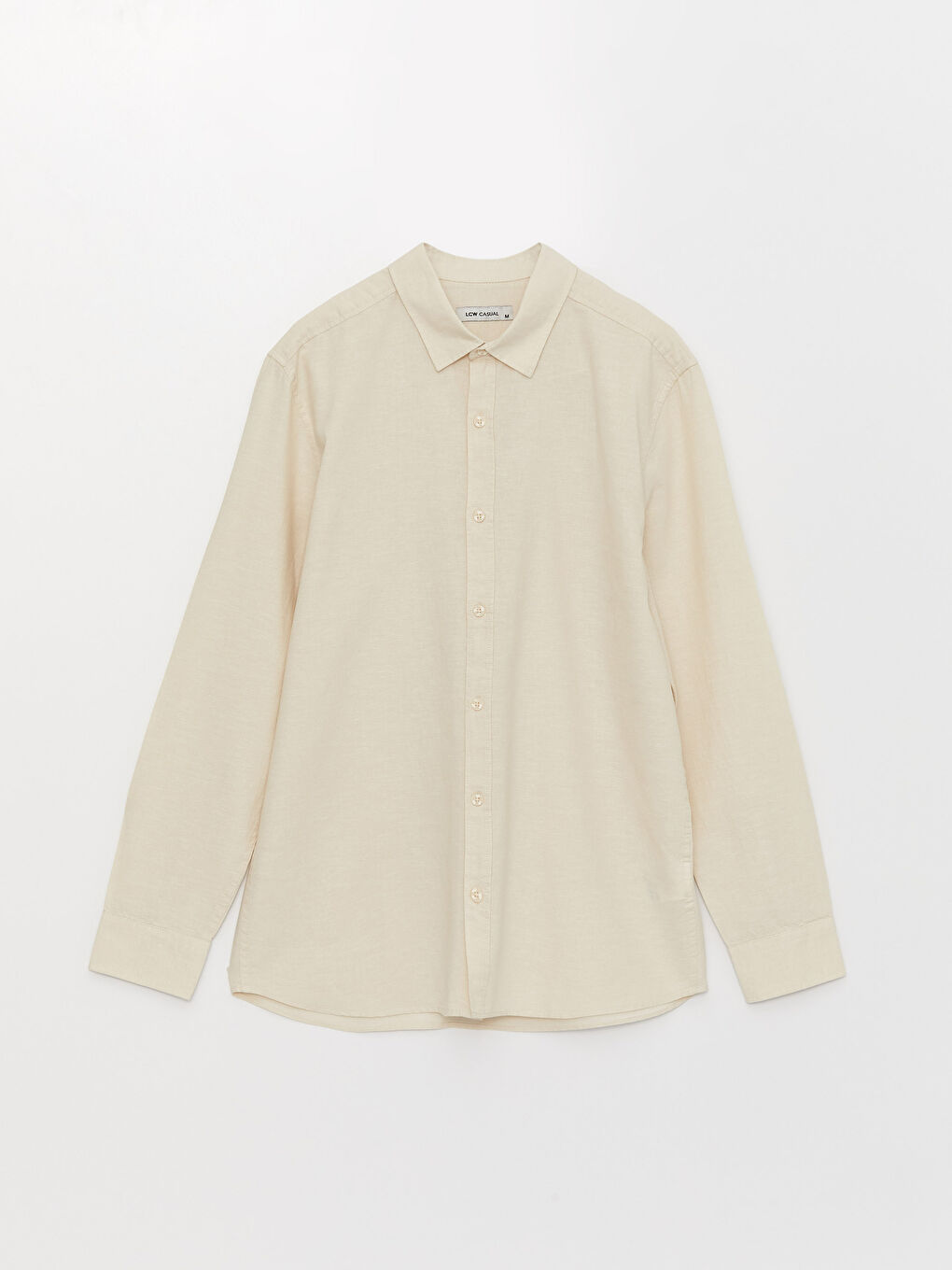 Košulja za muškarce Regular Fit, dugih rukava, od mešavine lana -S32854Z8-L8Q