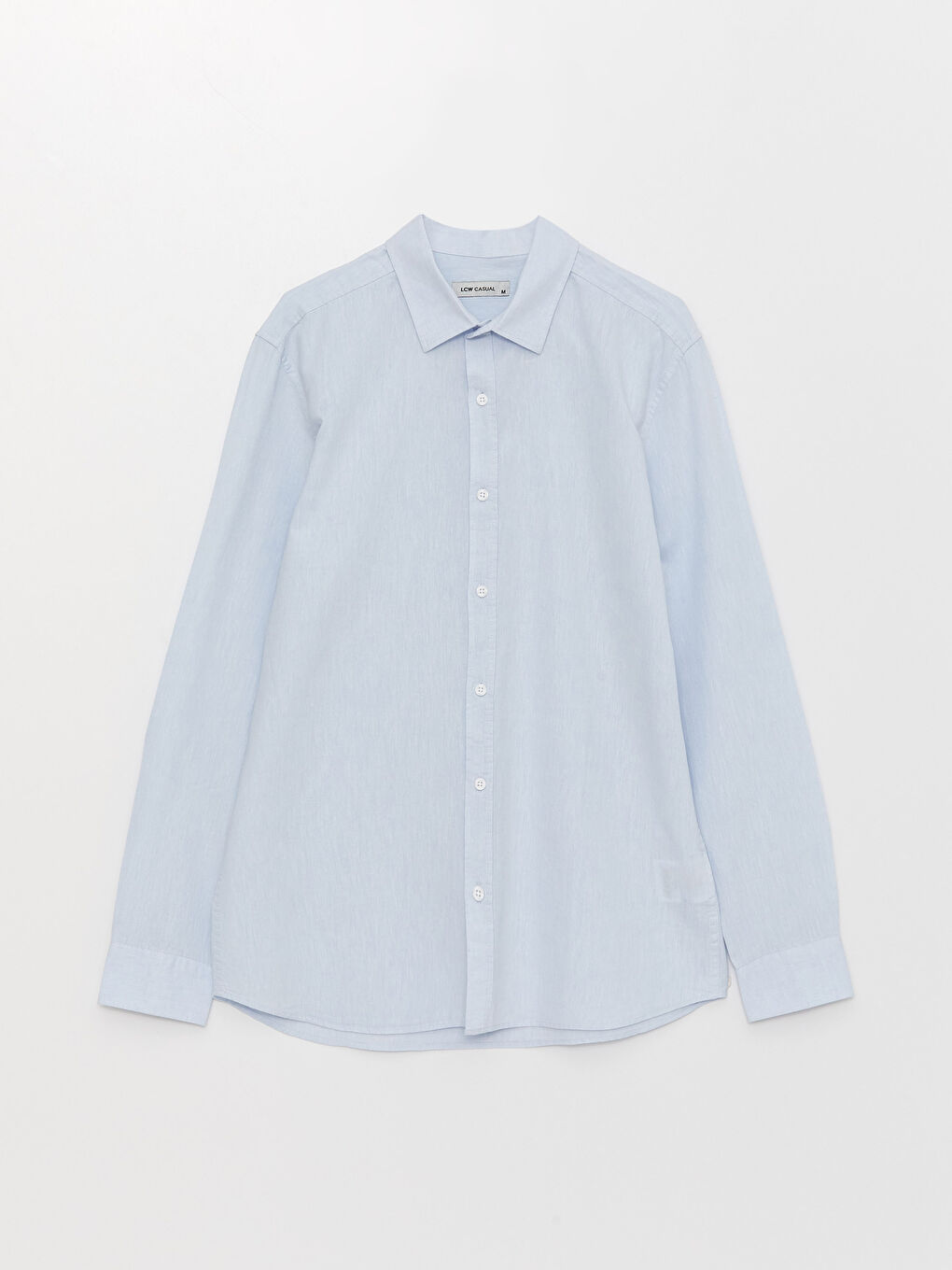 Mavi Regular Fit Uzun Kollu Keten Karışımlı Erkek Gömlek-5