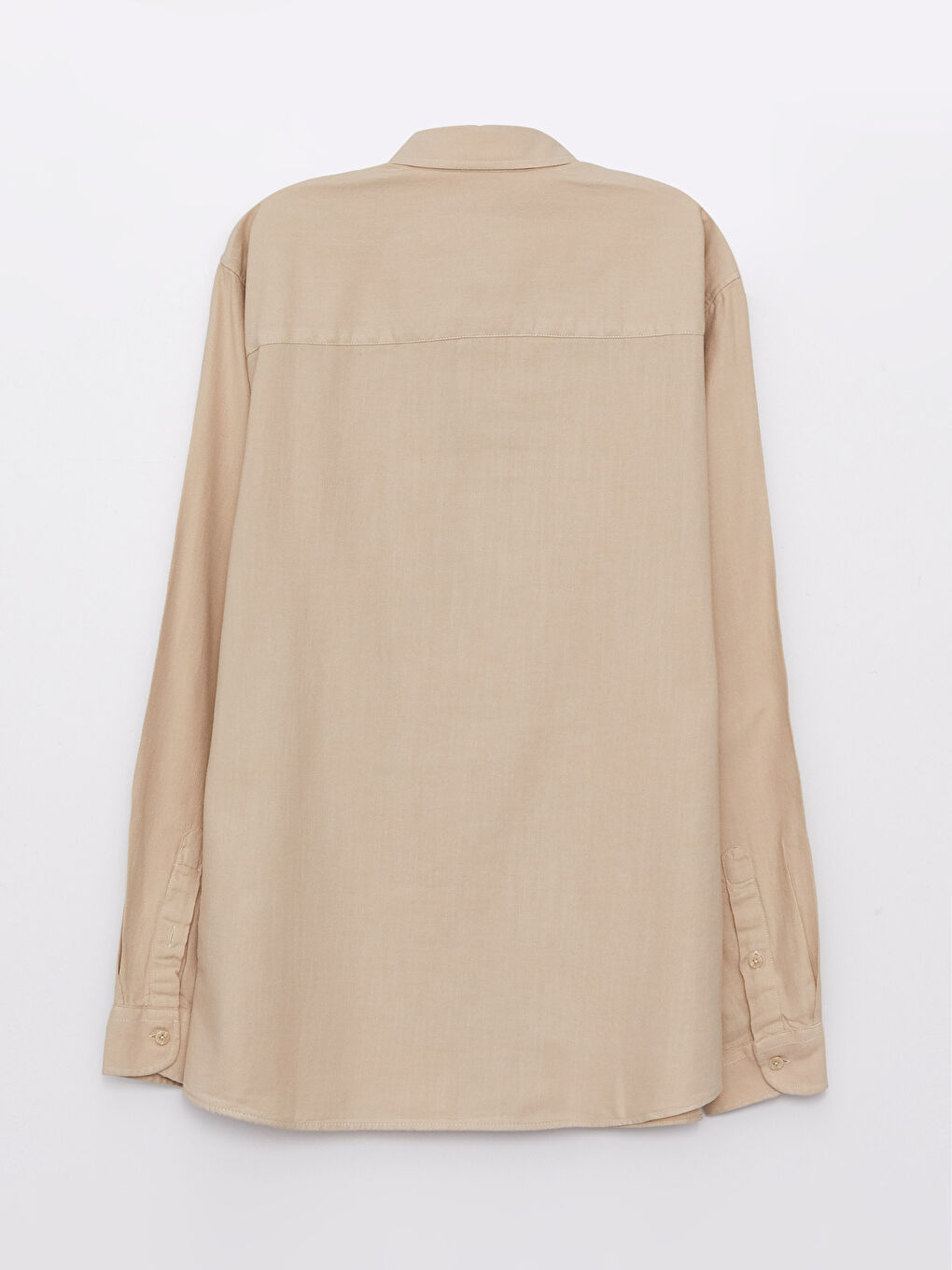 Рубашка из ткани Добби с длинным рукавом стандартного кроя для мужчин-6