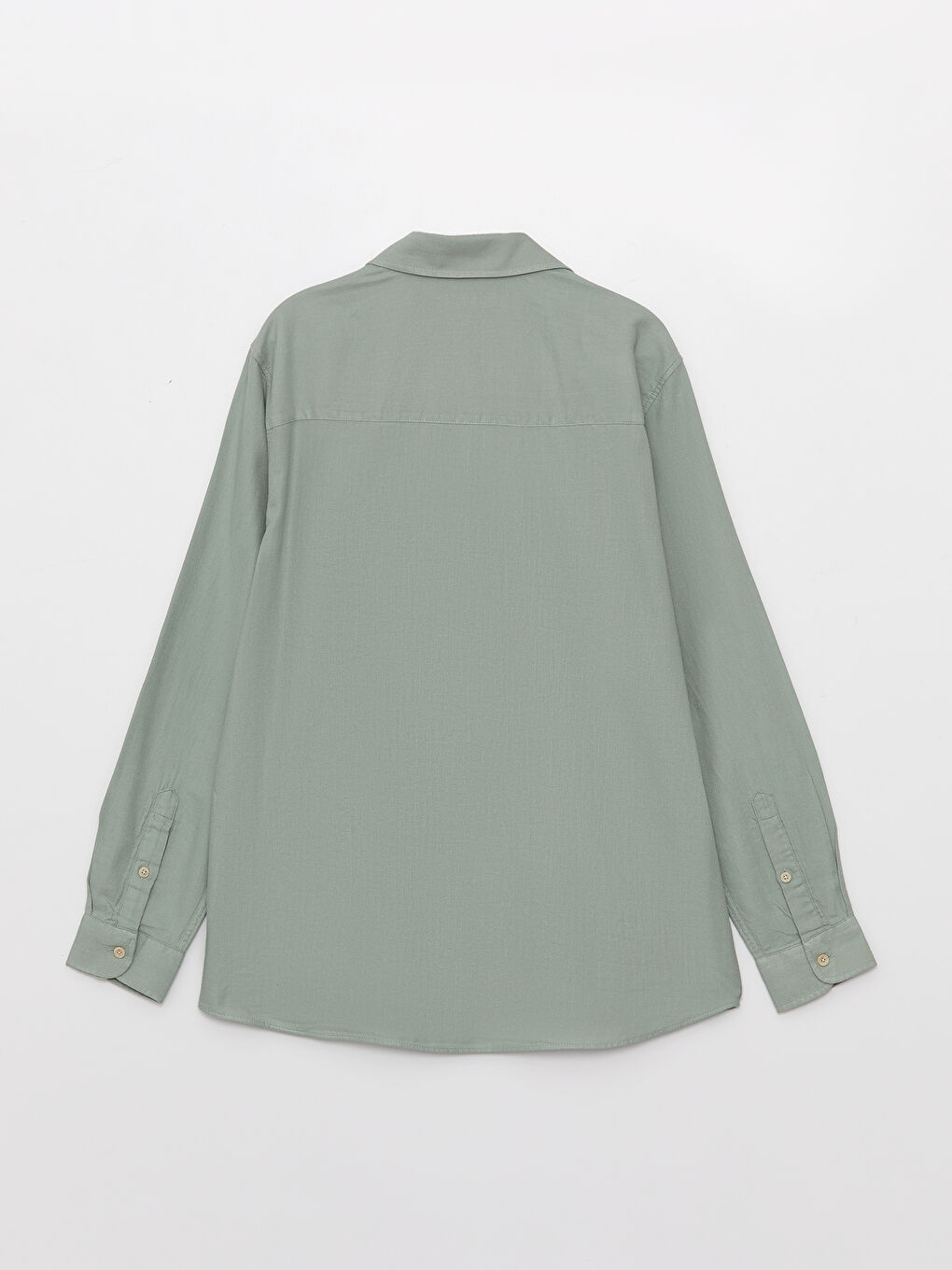 Рубашка из ткани Добби с длинным рукавом стандартного кроя для мужчин-6