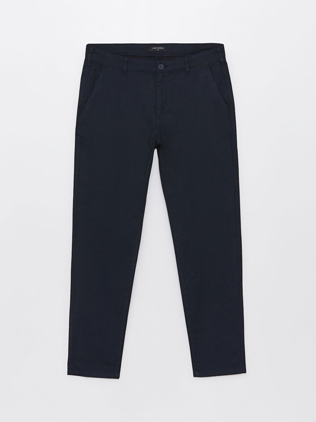 XSIDE Regular Fit Linen-Look Men's Trousers -S32878Z8-HRZ