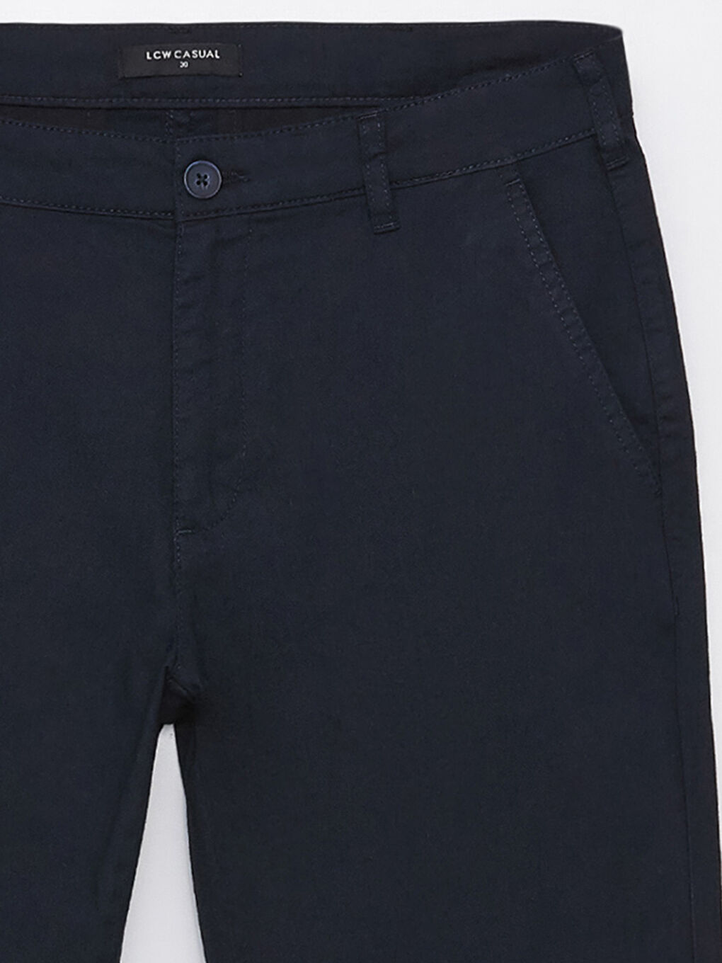 XSIDE Regular Fit Linen-Look Men's Trousers -S32878Z8-HRZ