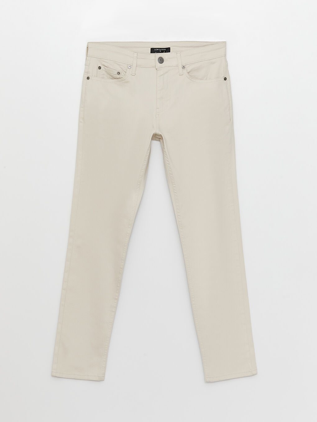 بنطلون رجالي بقصة رفيعة من قماش التويل-9