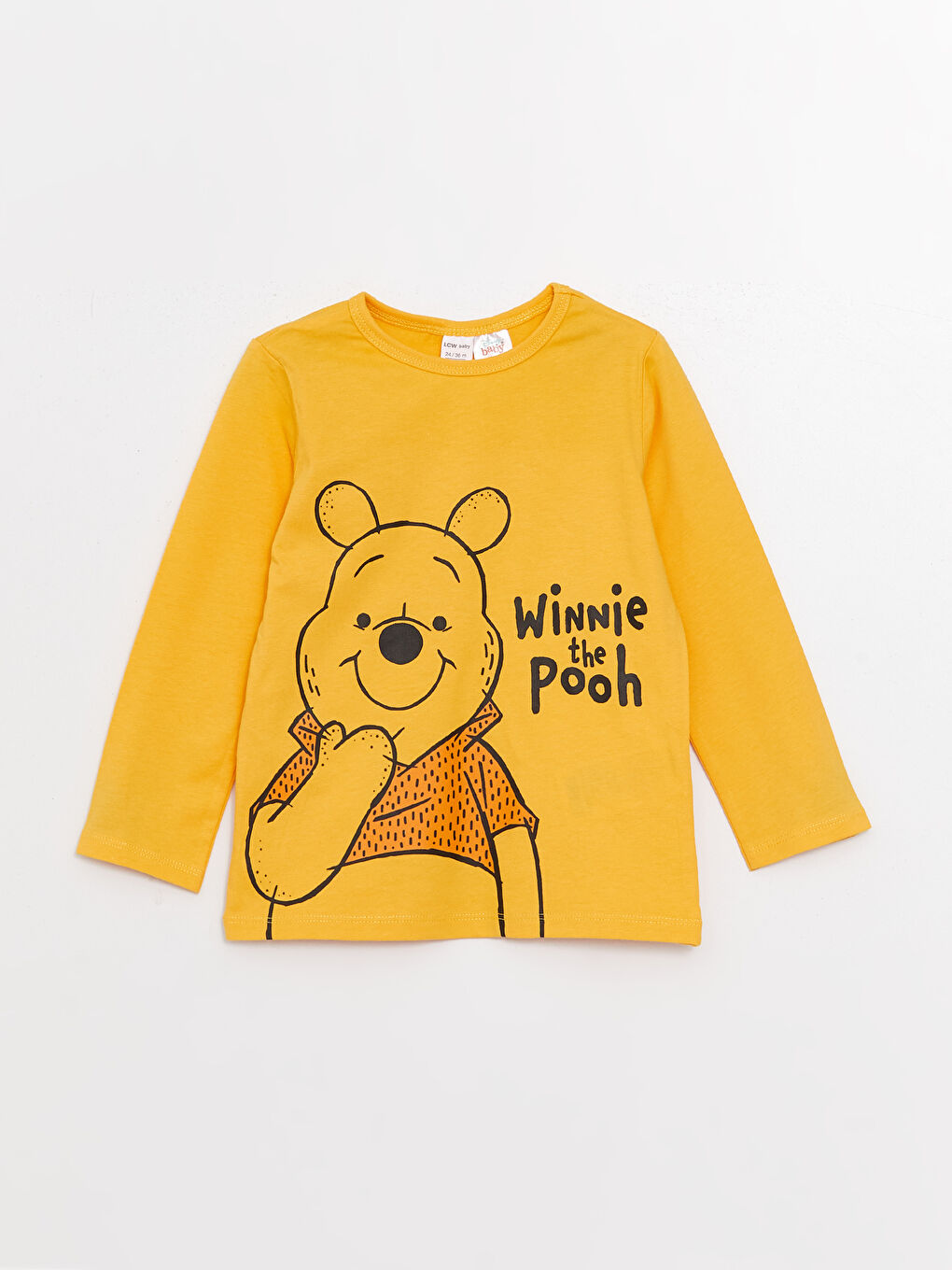 LCW baby طقم بيجاما ولاد صغار مطبوع ويندي ذا بوه كم قصير كول مدور -S32893Z1-FVD