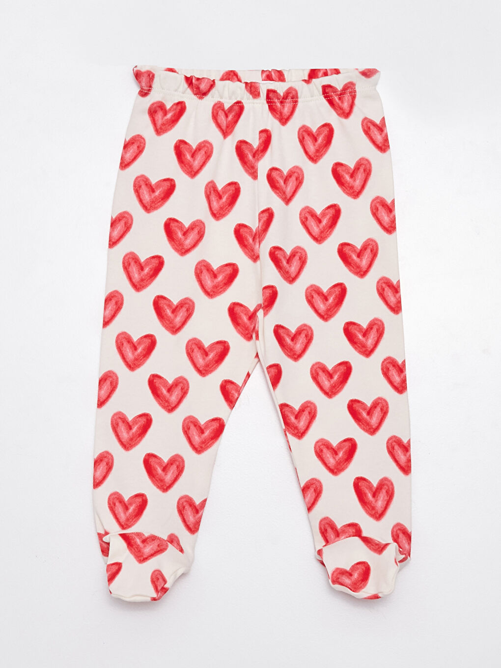 Конверт жағалы қысқа жең принтті қыз балаға арналған 4 бөліктен тұратын жинақ-3