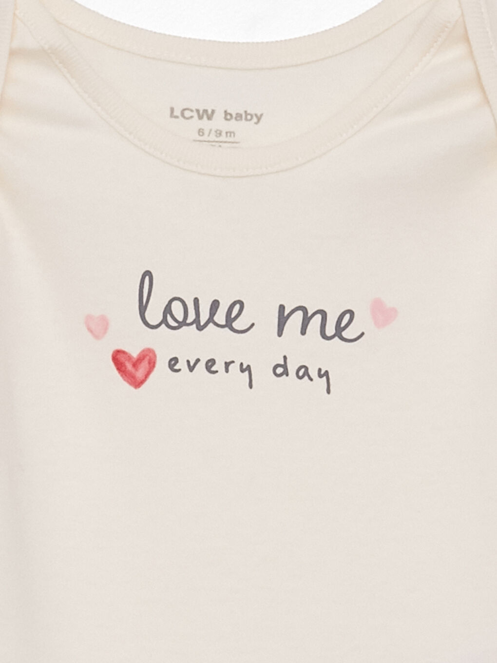 Конверт жағалы қысқа жең принтті қыз балаға арналған 4 бөліктен тұратын жинақ-6