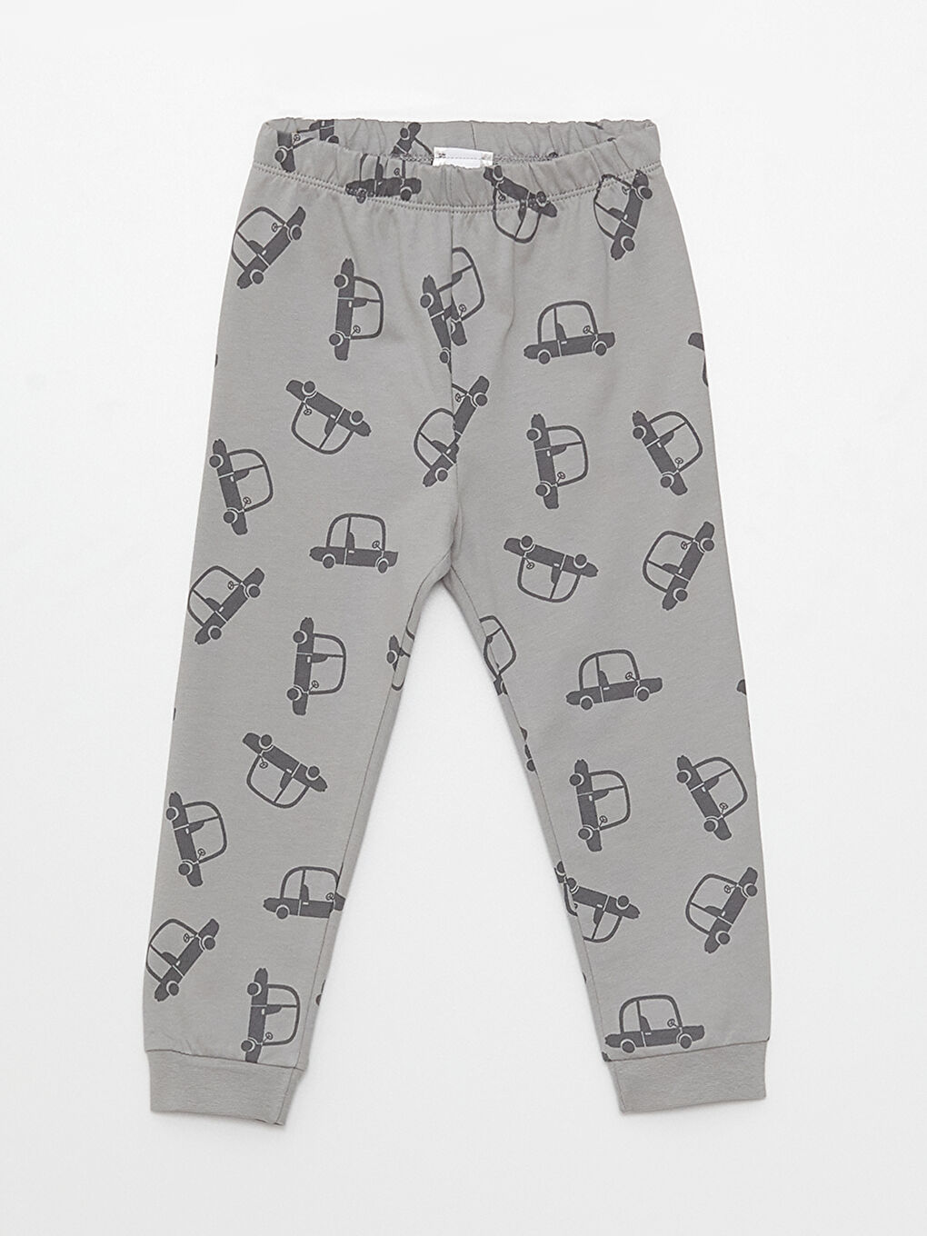Crew Neck Long Sleeve Printed Baby Boy Pajama Set-2