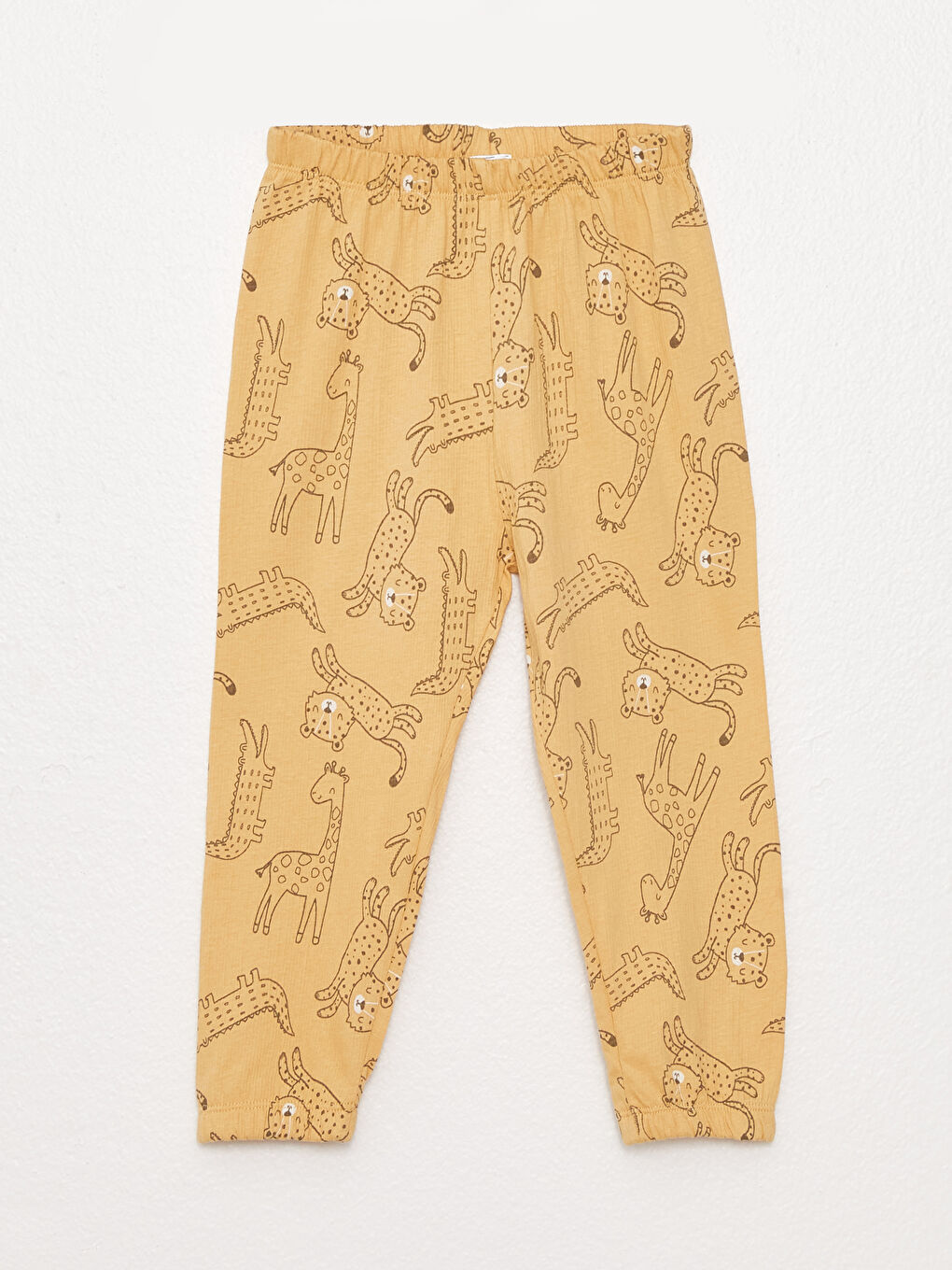 Crew Neck Long Sleeve Printed Baby Boy Pajama Set-2