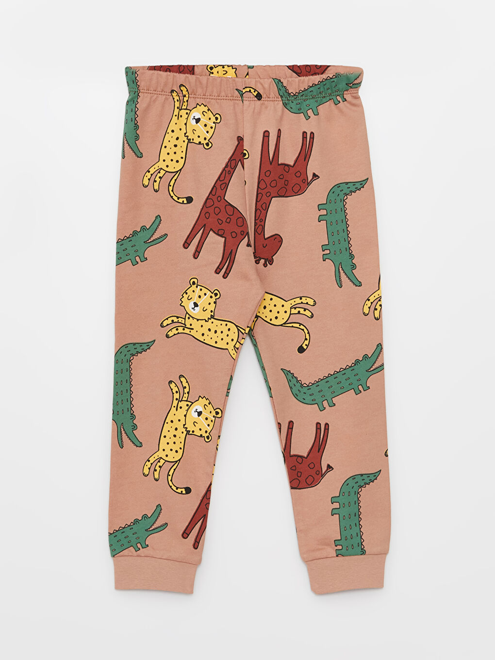 Crew Neck Long Sleeve Printed Baby Boy Pajama Set-7