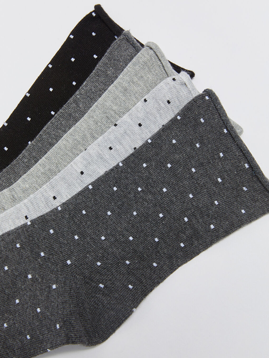 LCW DREAM Polka Dot Women's Ankle Socks 5 Pack -S32930Z8-LAL