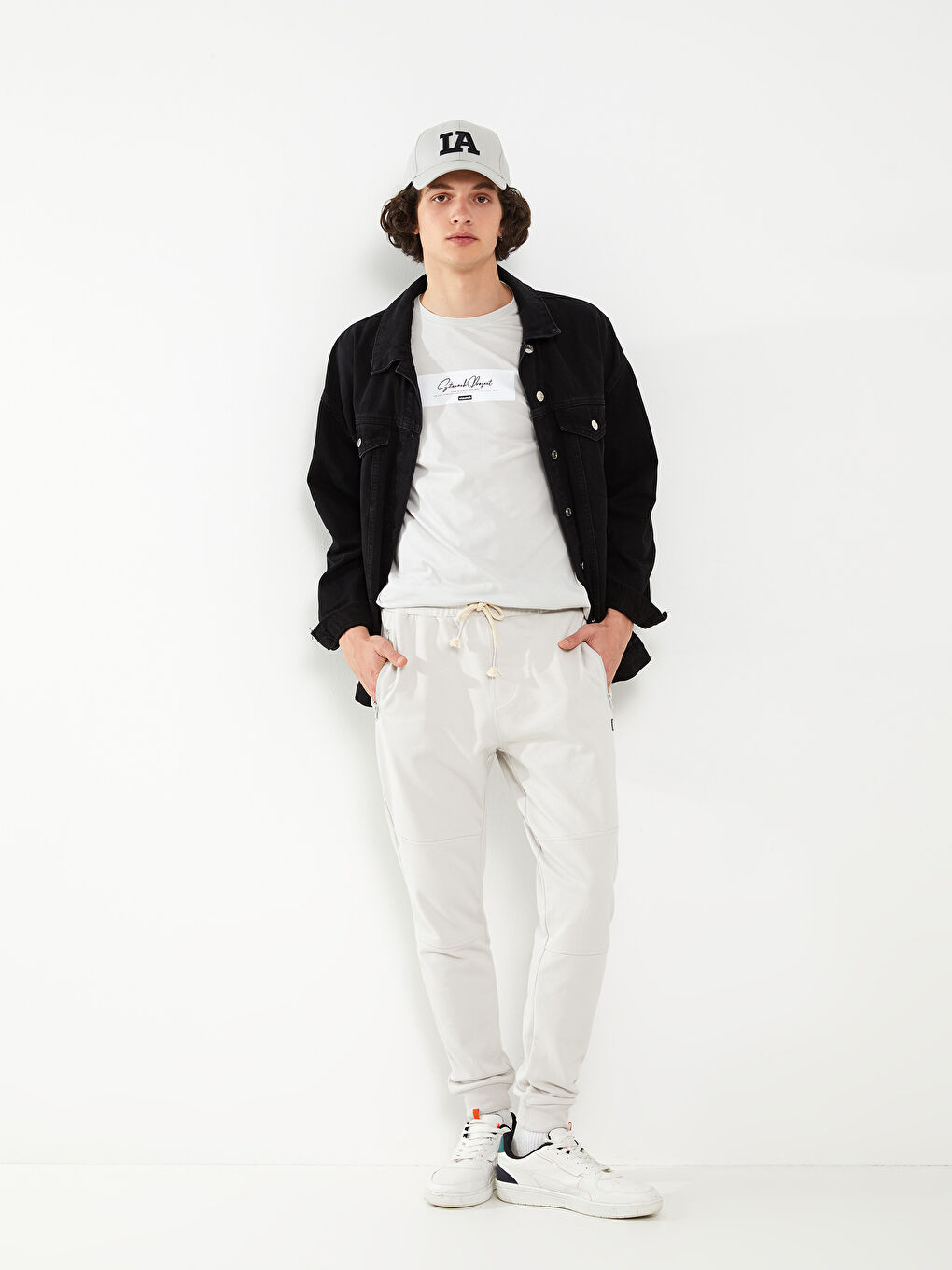 ерлерге арналған тар пішім джоггер спорттық шалбары