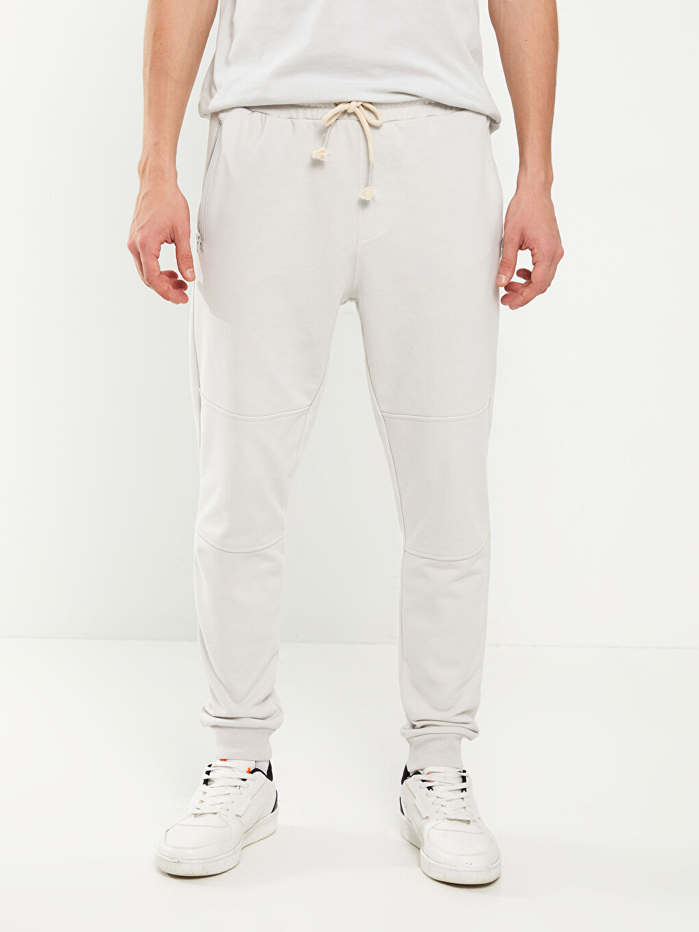 ерлерге арналған тар пішім джоггер спорттық шалбары-2