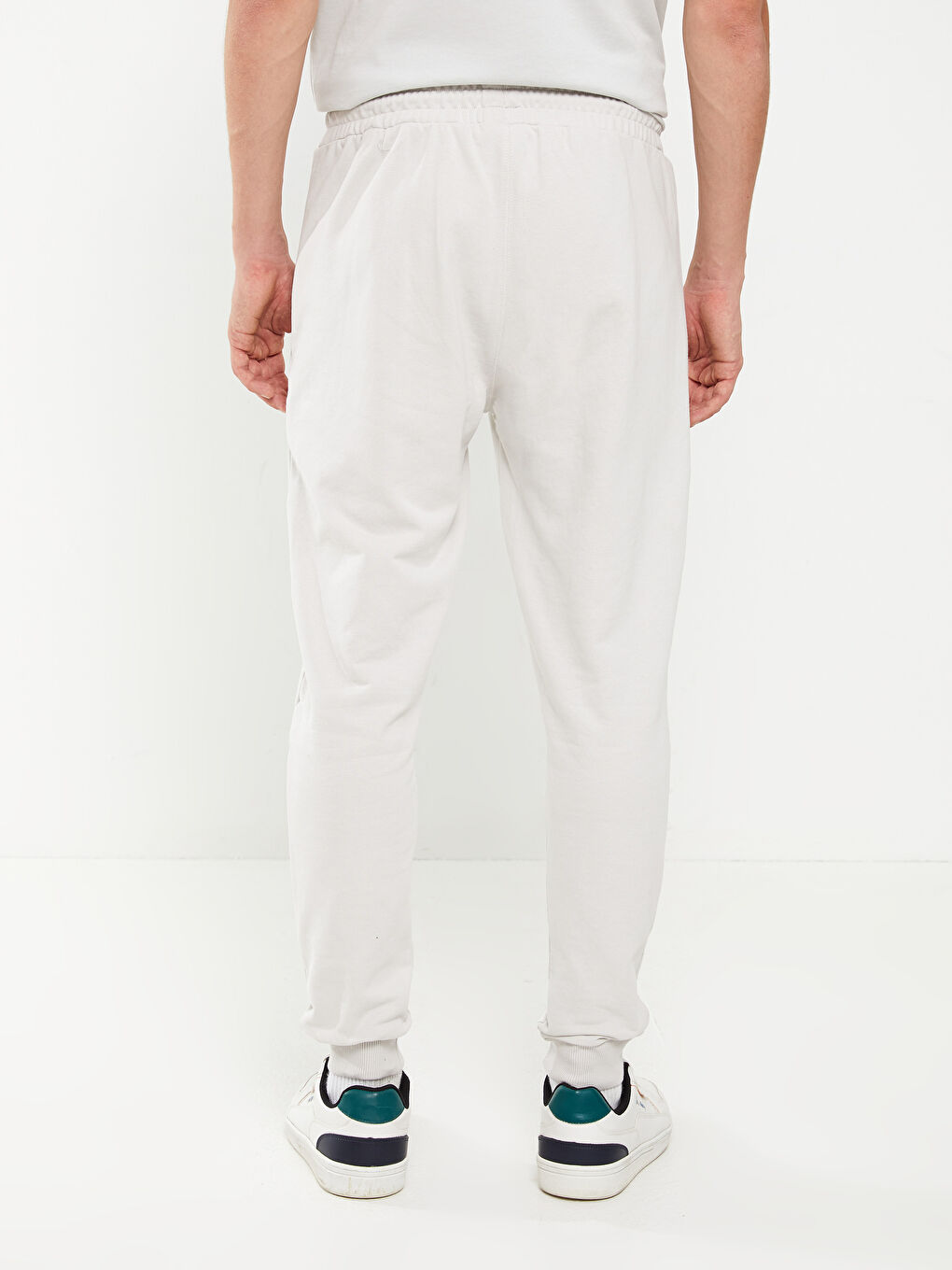 ерлерге арналған тар пішім джоггер спорттық шалбары-3