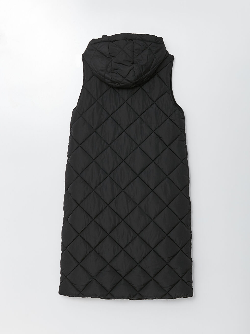 Hooded Quilted Women's Puffer Gilet-6