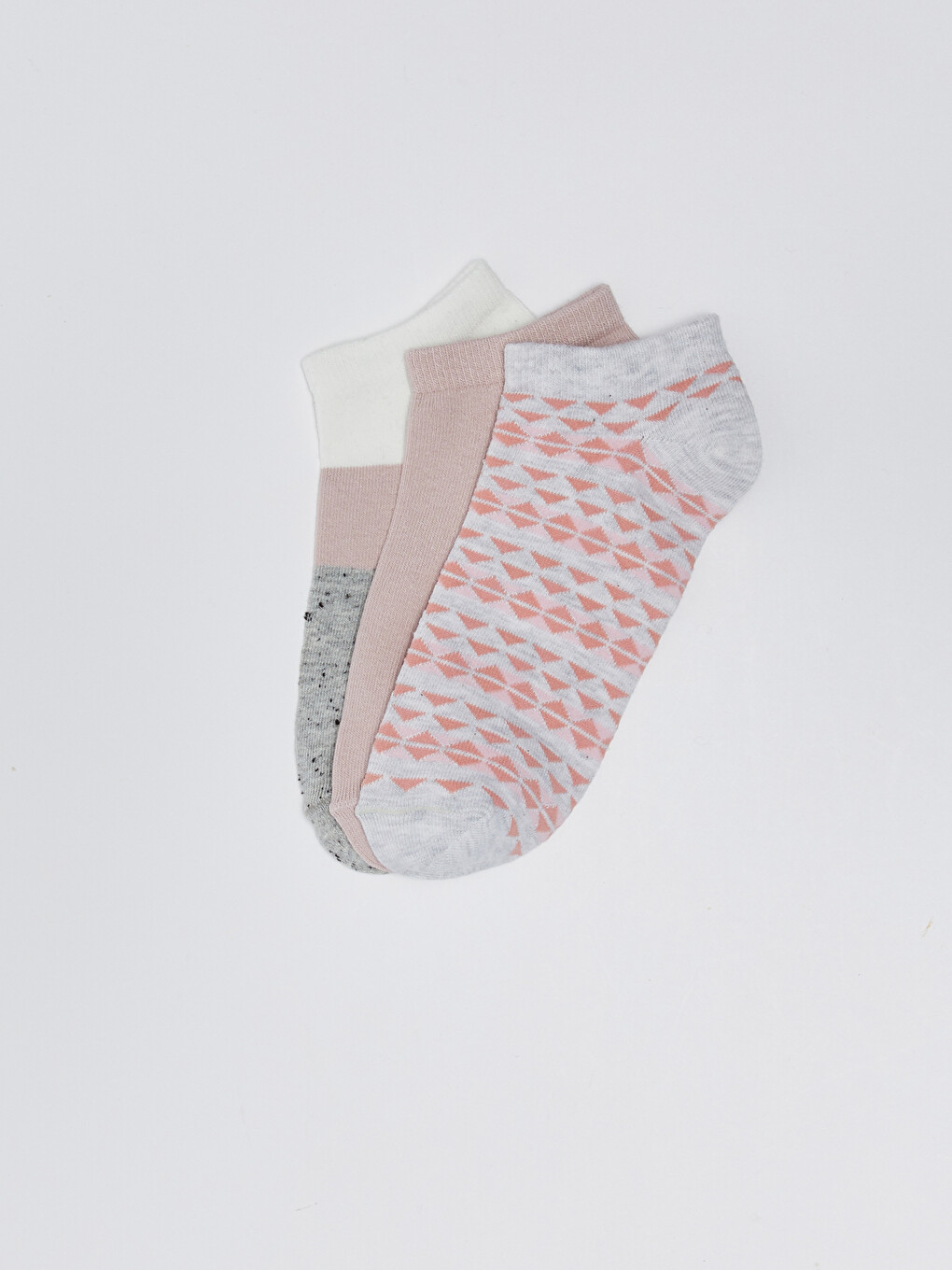 Women Patterned Booties Socks 3-Pack-1