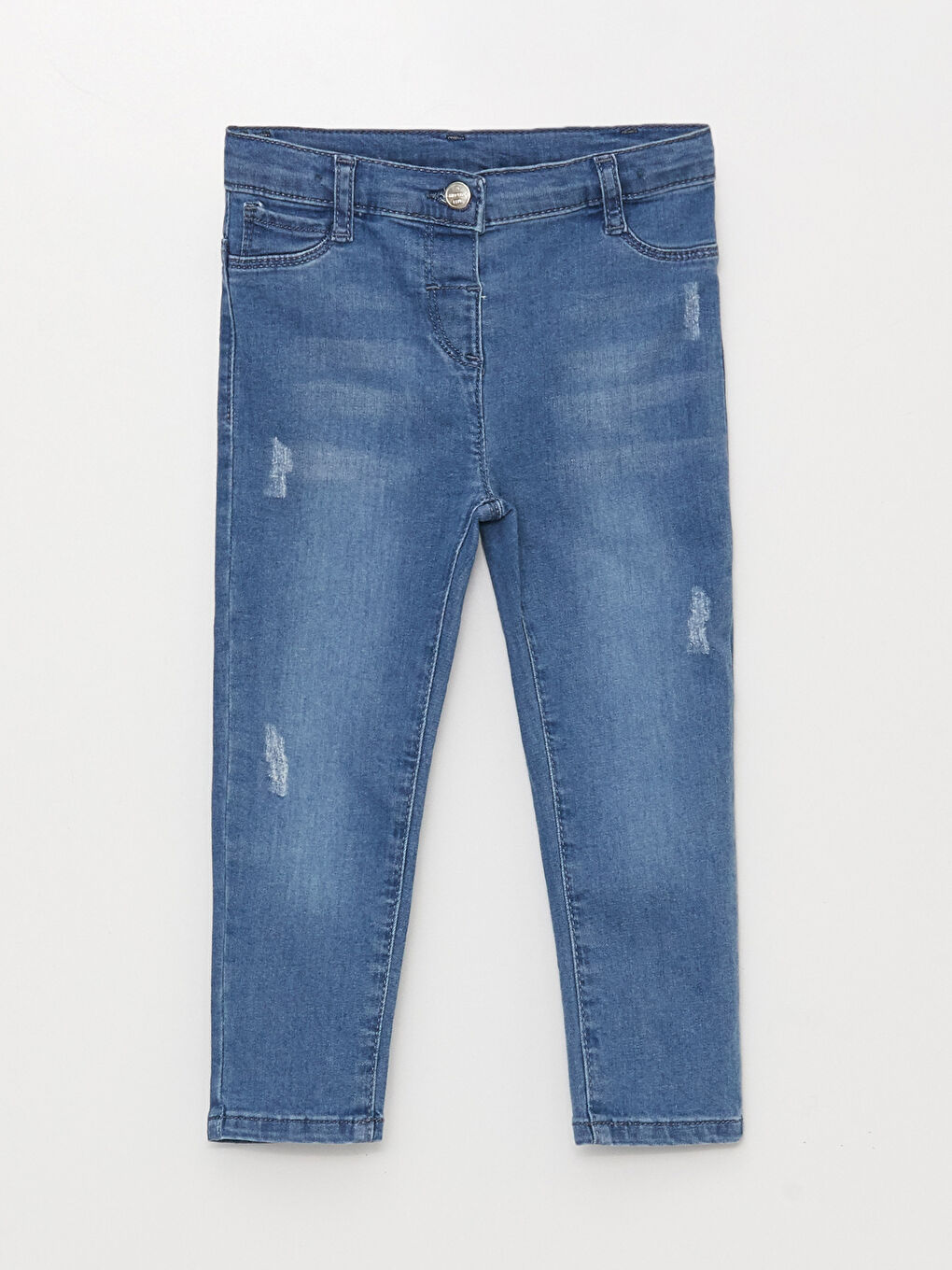 Blugi Slim Fit Basic pentru Bebeluși Fete